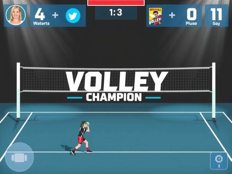 Volley Elite Champion in Action Volley Elite Champion Game Screenshot